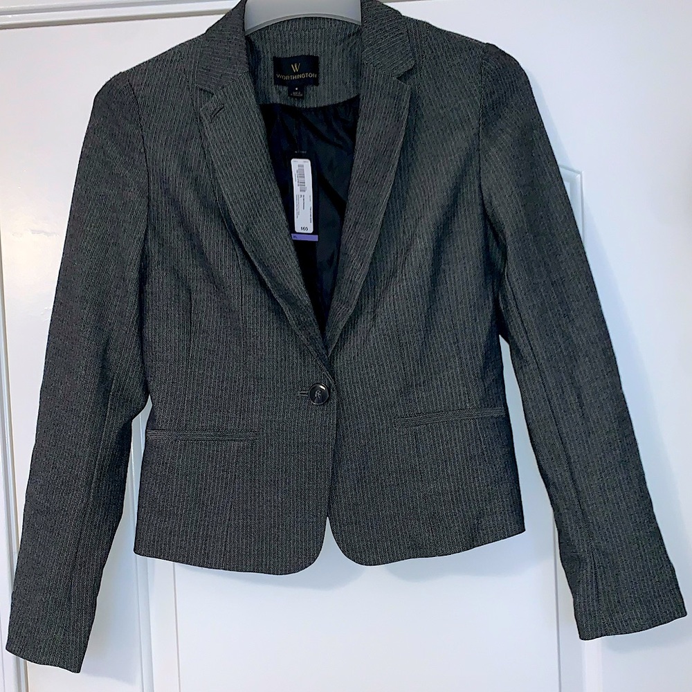 Worthington Women’s Birdseye Blazer NEW